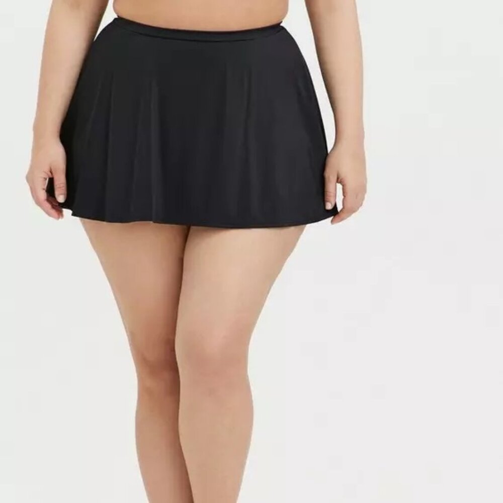 Torrid High-Rise Swim Skirt With Shorts